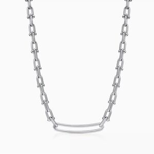 Tiffany & Co. HardWear Elongated Link Necklace in Sterling Silver